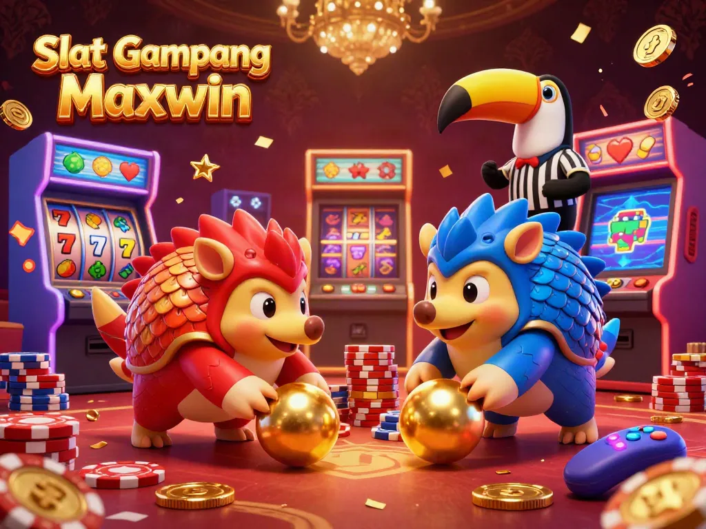 Spin the reels in the slot Gampang Maxwin casino adventure with lively pangolin rivals.