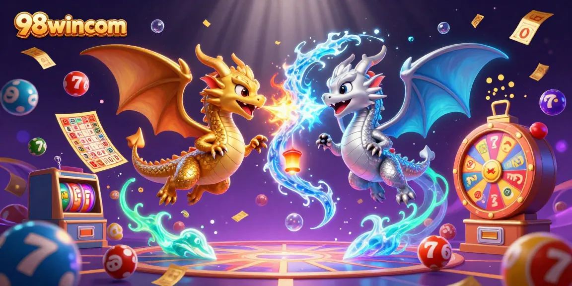 Experience thrilling gameplay at 98wincom with dynamic dragons and exciting lottery elements.