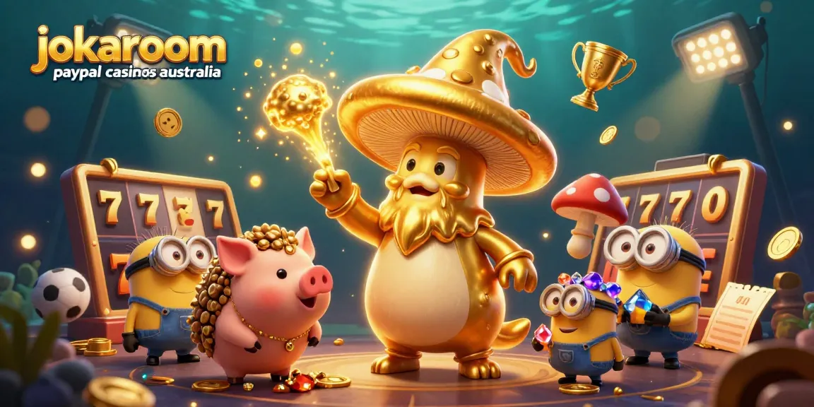 Experience the magic of the jokaroom paypal casinos australia with vibrant, dynamic gambling elements.