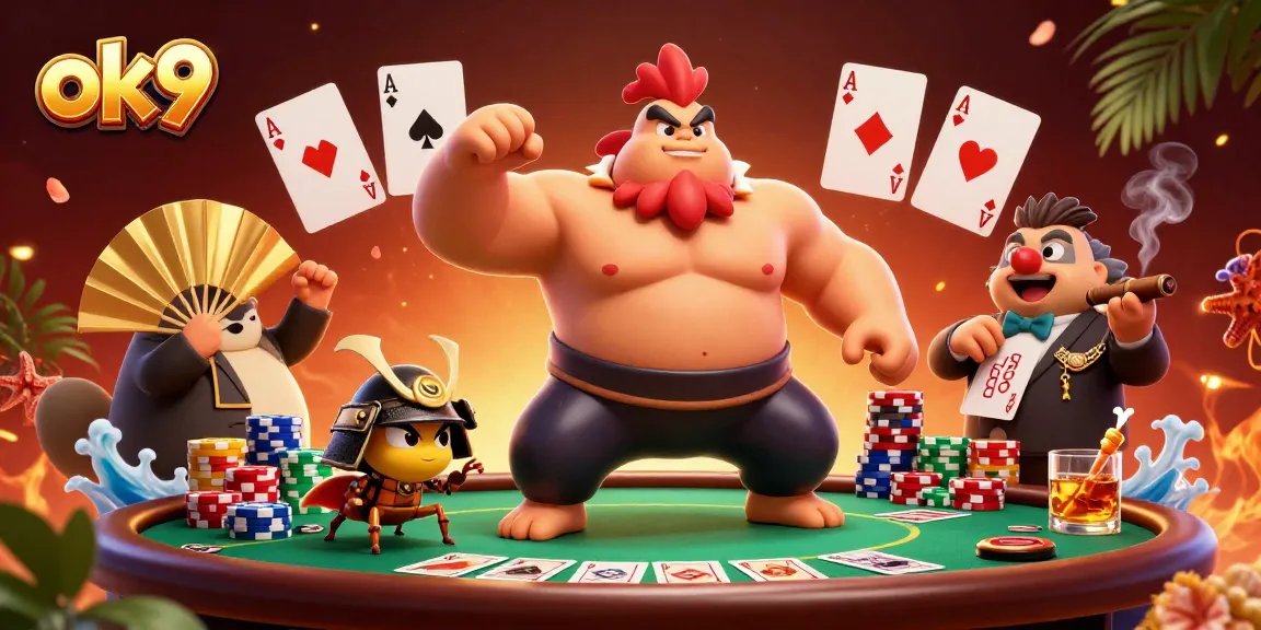 Engage in thrilling gameplay at ok9 with powerful characters and dynamic poker elements.