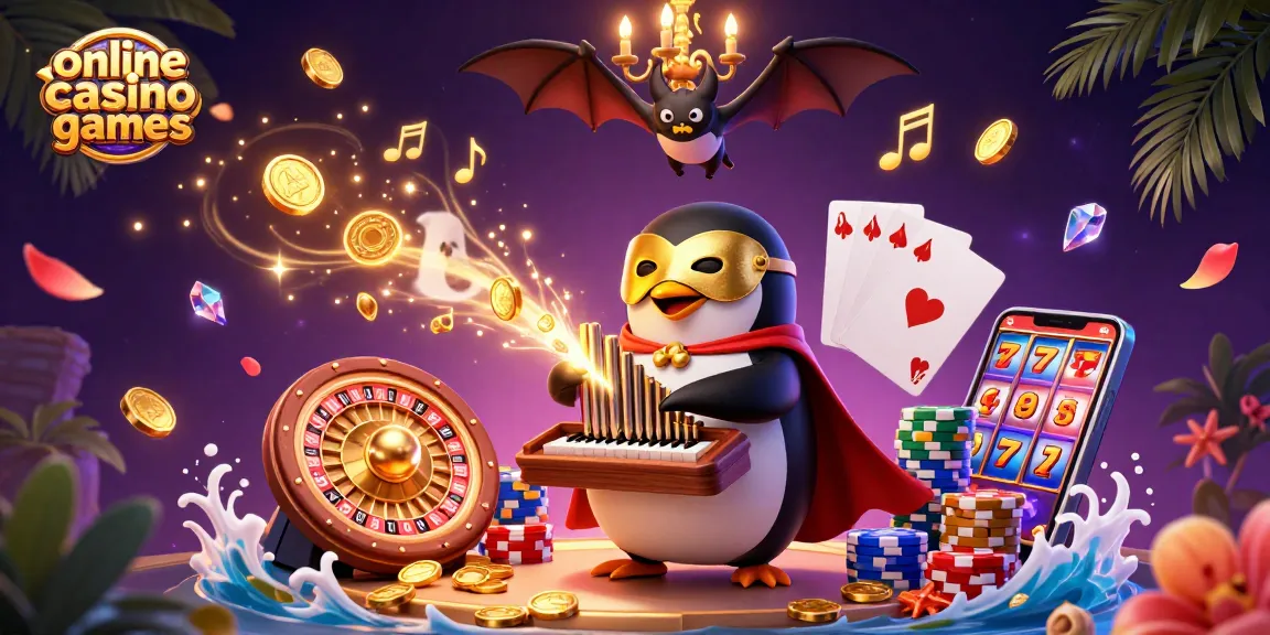 Experience the excitement of online casino games with vibrant characters and dynamic elements.